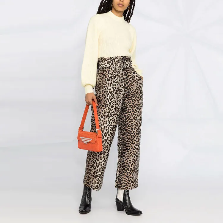 GANNI FW21 Loose Fit Sweater Women's Yellow-1
