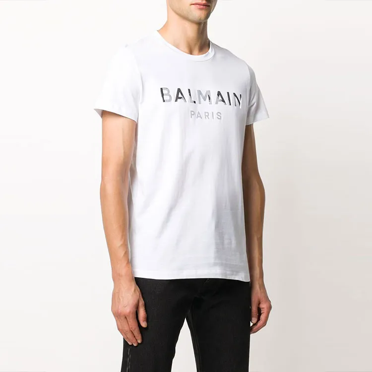 BALMAIN Logo Printed T Shirt-2