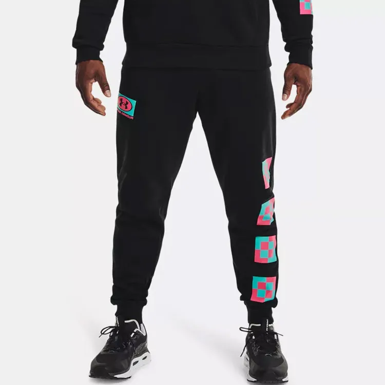 Under Armour Rival Knitted Sweatpants Men Black-4
