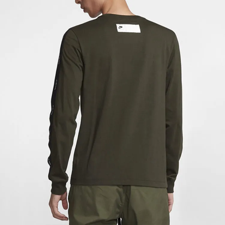 Nike T Shirts Men Green-3