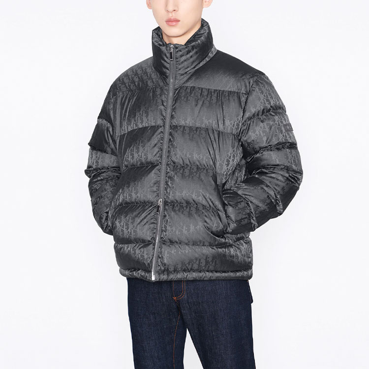 DIOR Oblique Down Jacket - POIZON