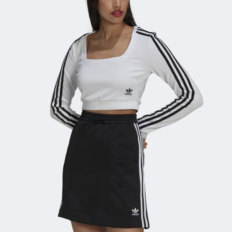 Adidas Originals ADICOLOR Series Crop Tops Women's White-1