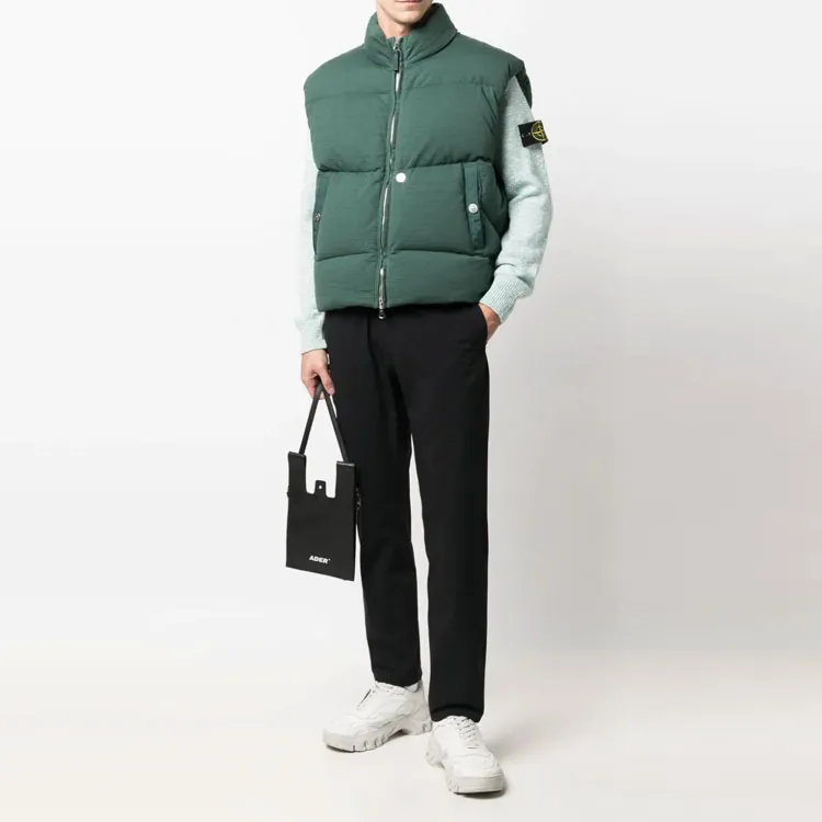 STONE ISLAND STONE ISLAND SHADOW PROJECT Series Vests Men Green-1