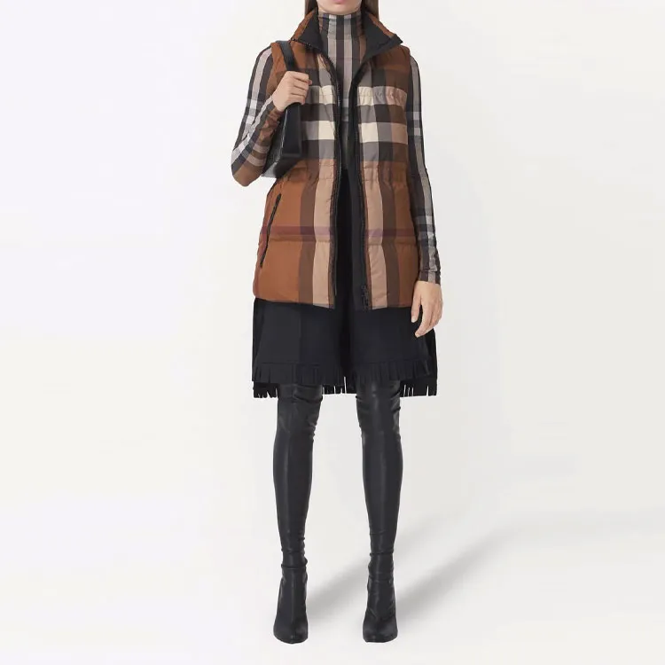 Burberry Vest 'Dark Birch Brown Check'-2