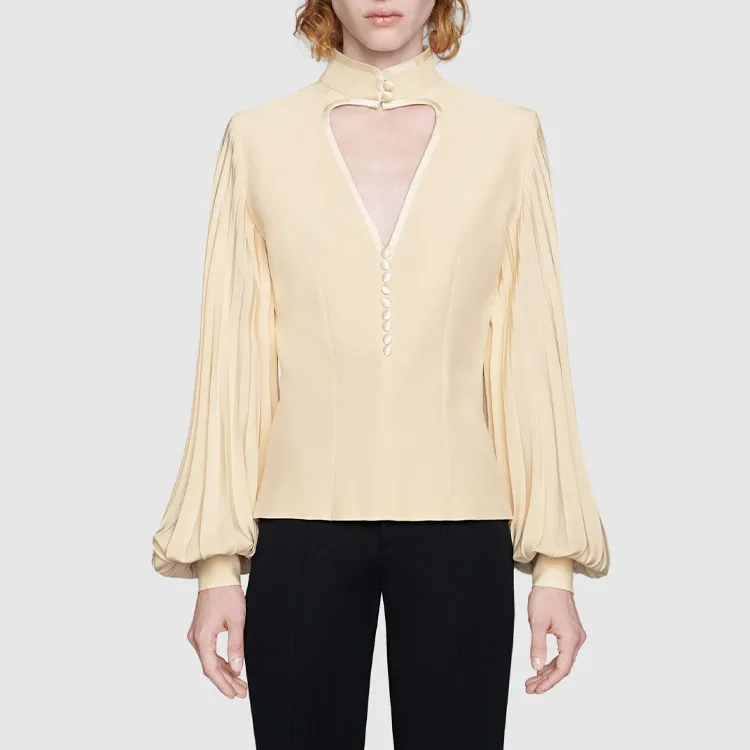 GUCCI Shirts Women's Ivory White-2
