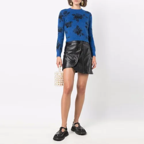 RED VALENTINO FW21 Slim Fit Sweater Women's Blue