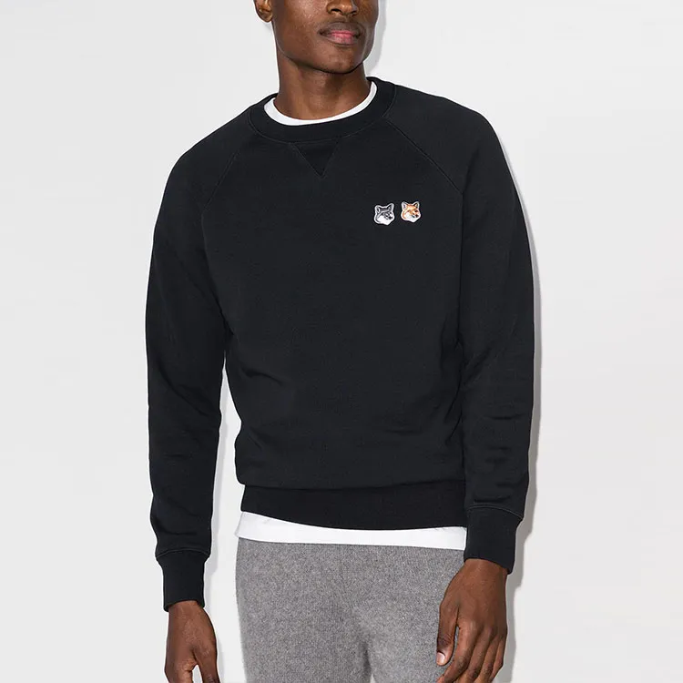 Maison Kitsune Double Fox Head Patch Sweatshirt-2
