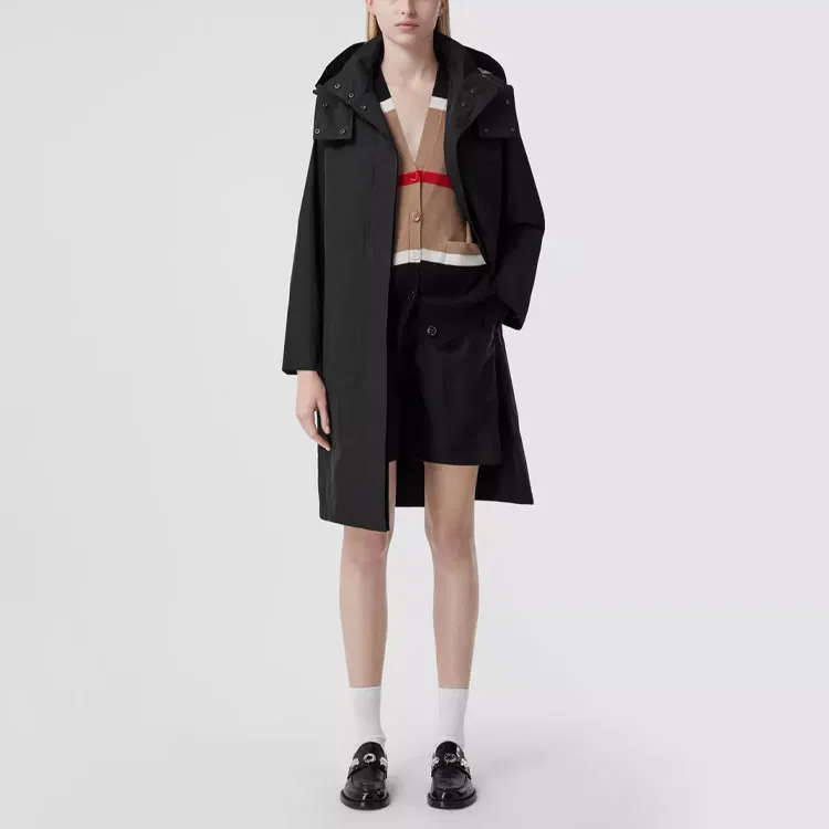 Burberry Coats Women's Black-1