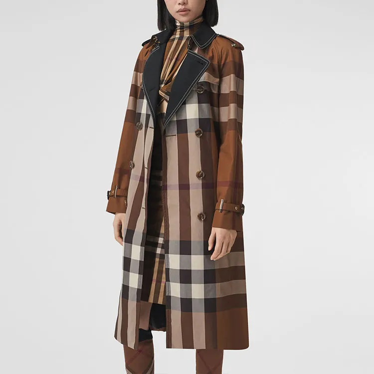 Burberry Trench Coat Women's Brown-5