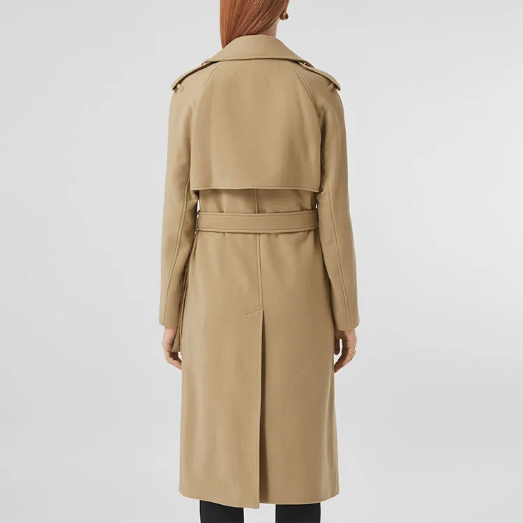 Burberry Velvet Jackets Women's Honey-3