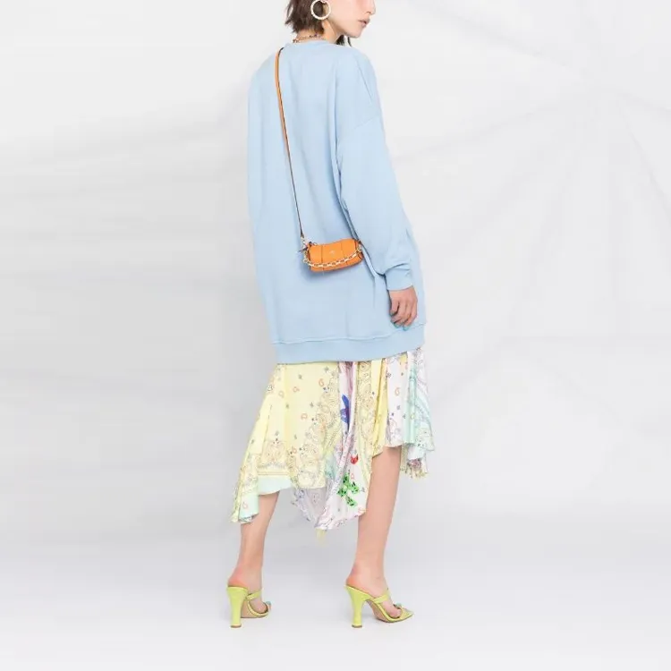 GANNI Software Isoli Oversized Sweatshirt 'Blue'-2