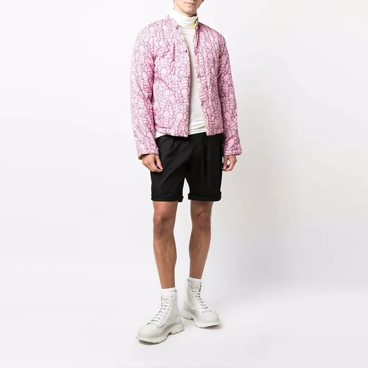 Kaws X CDG Jackets Men Pink-1