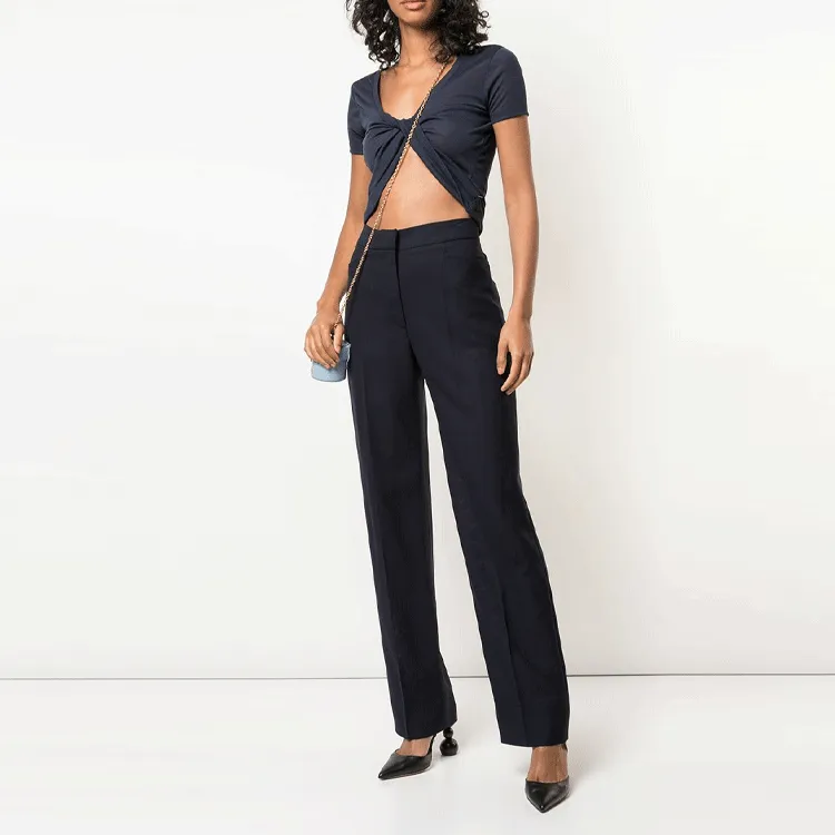 Jacquemus Casual Pants Women's Dark Blue-1