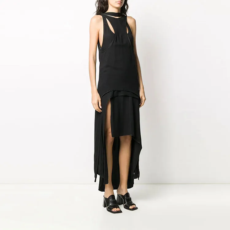 Ann Demeulemeester Draped Layered Dress-3