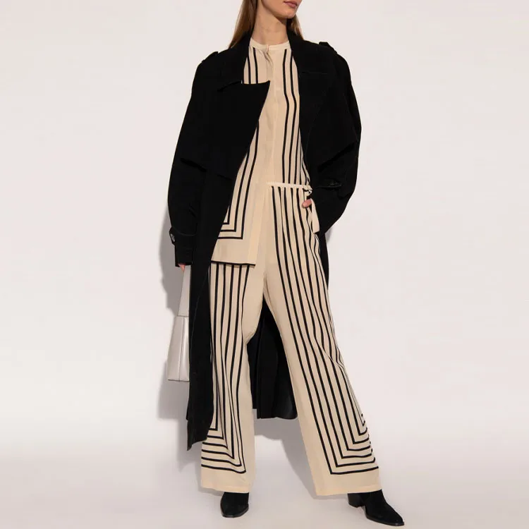 TOTEME Trench Coats Women's Black-1