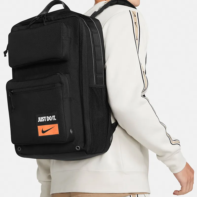 Nike Polyester Backpack Regular Unisex Black-6