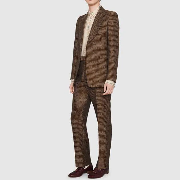 GUCCI Cargo Pants Men Brown-1