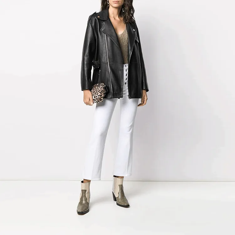 J BRAND SS21 Flared Pants Jeans Women's White-3
