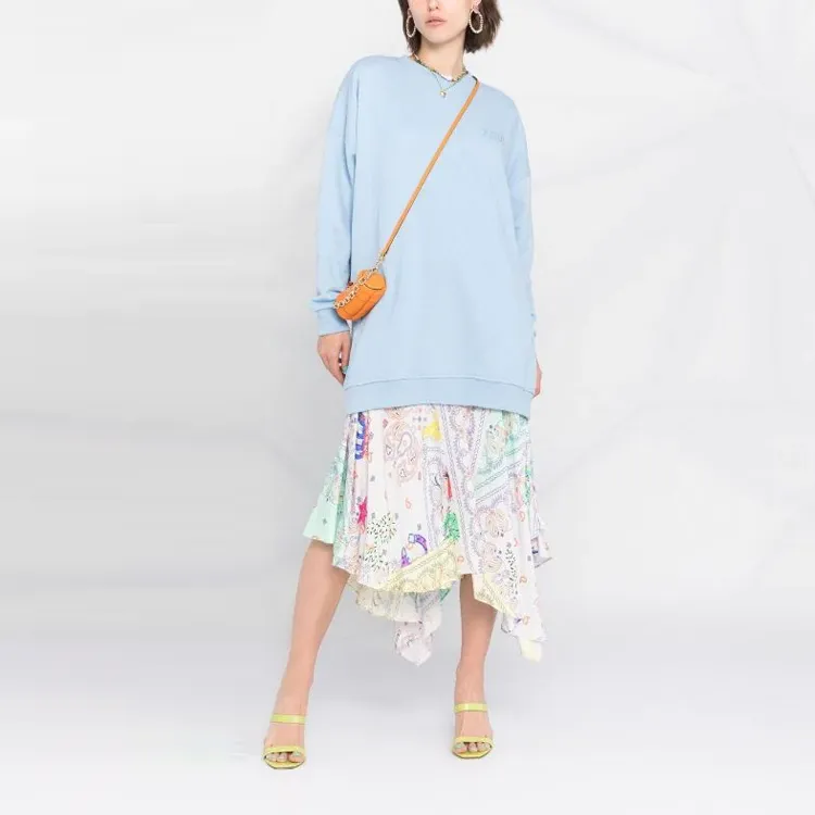 GANNI Software Isoli Oversized Sweatshirt 'Blue'-1