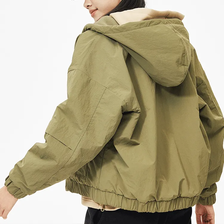 New Balance Jackets Women's Army Green-2