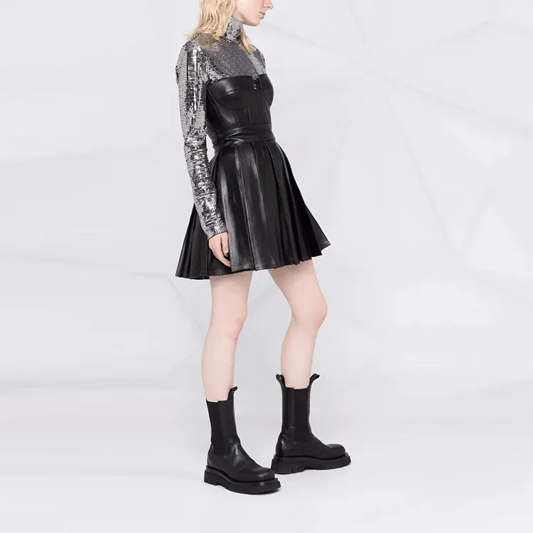 BALMAIN Cutout Detail Flared Minidress-3