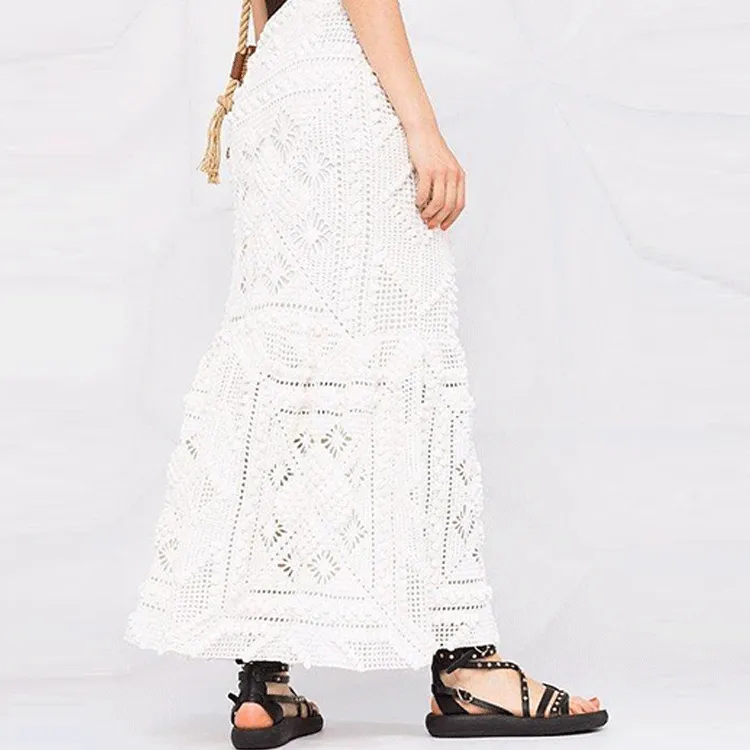 Zimmermann Casual Long Skirts Women's White-3