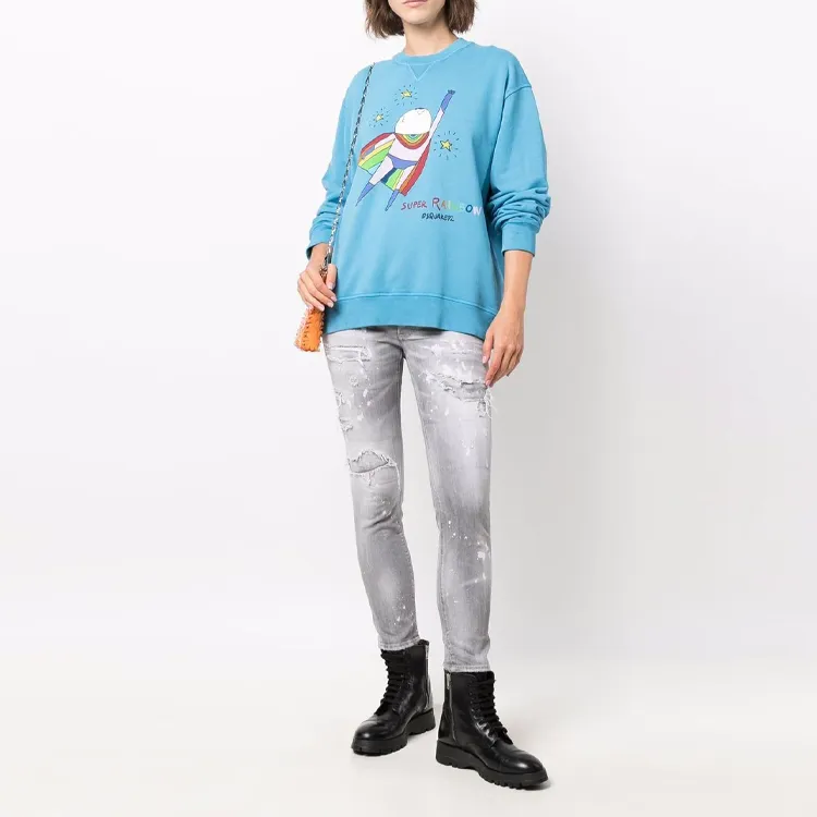 DSQUARED 2 Jennifer Cropped Distress-effect Jeans-2