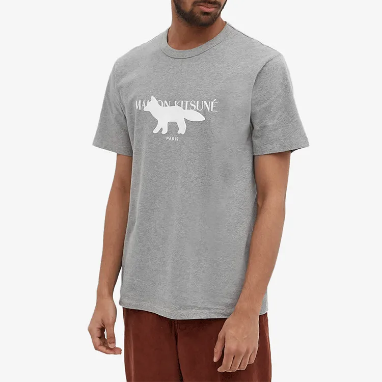Maison Kitsune T Shirts Men Gray-3