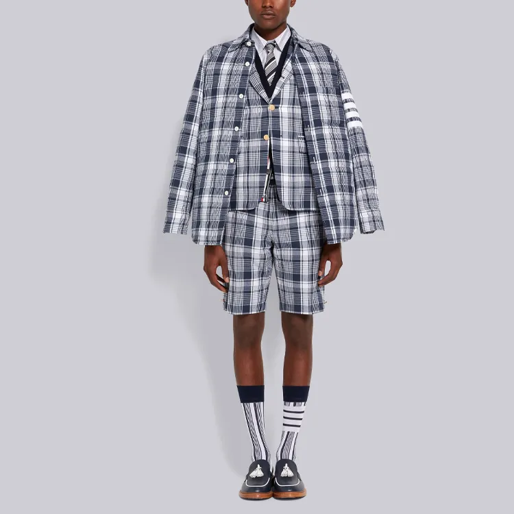 THOM BROWNE· SS22 Down Jacket Men's Gray-2