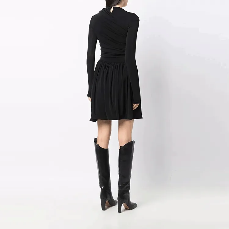 JIL SANDER Long-Sleeved Dresses Women's Black-2