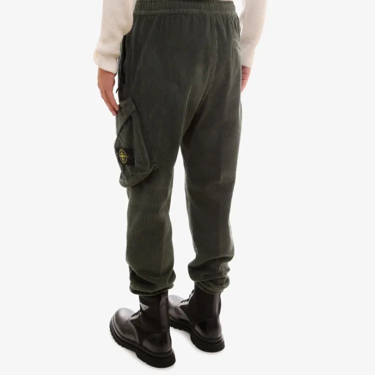 STONE ISLAND Casual Pants Men Army Green-2