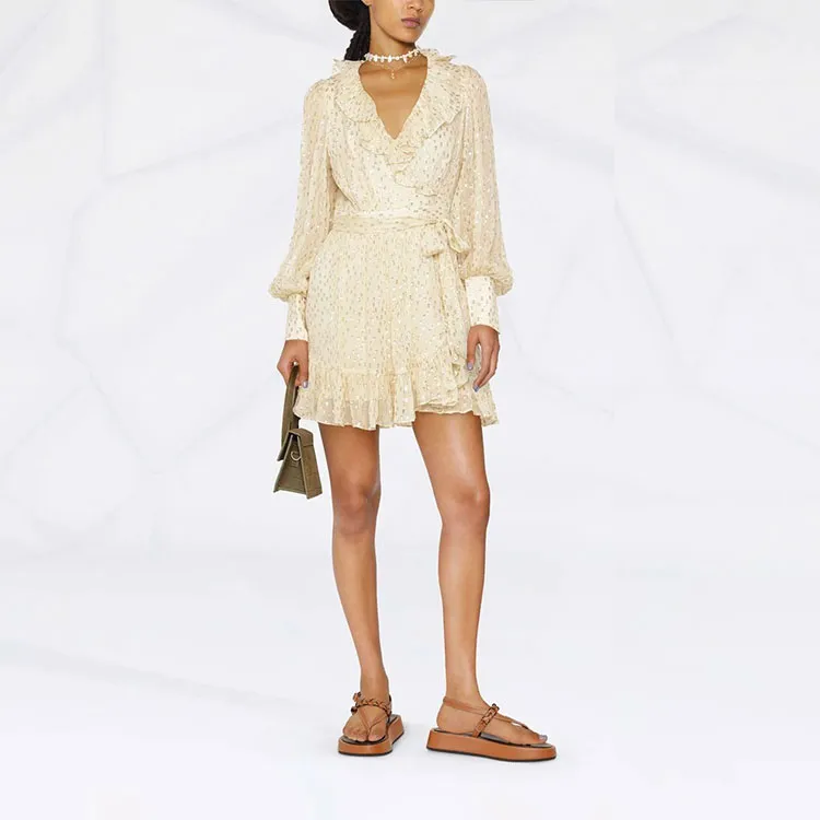 Zimmermann Long-Sleeved Dresses Women's Light Umber-1