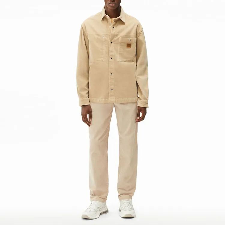 KENZO Logo patch Cotton Shirt-2