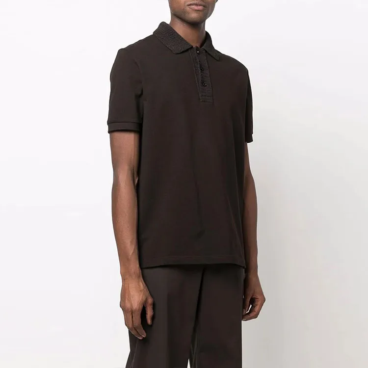 Bottega Veneta SS22 Polo Shirt Men's Brown-4