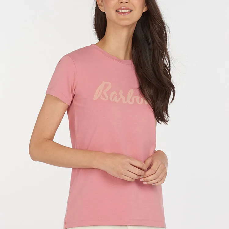 BARBOUR T-Shirts Women's Pink-2
