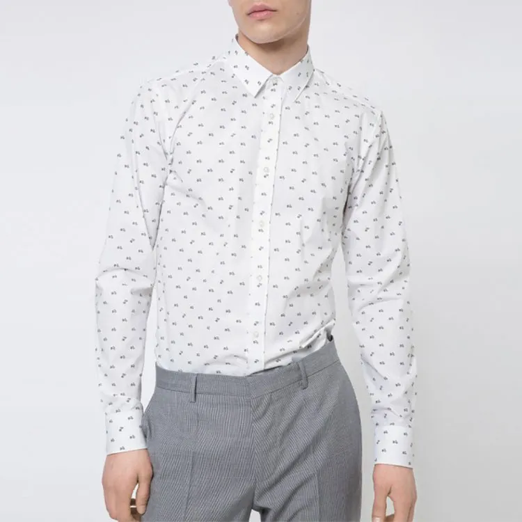 HUGO BOSS Shirts Men White-2