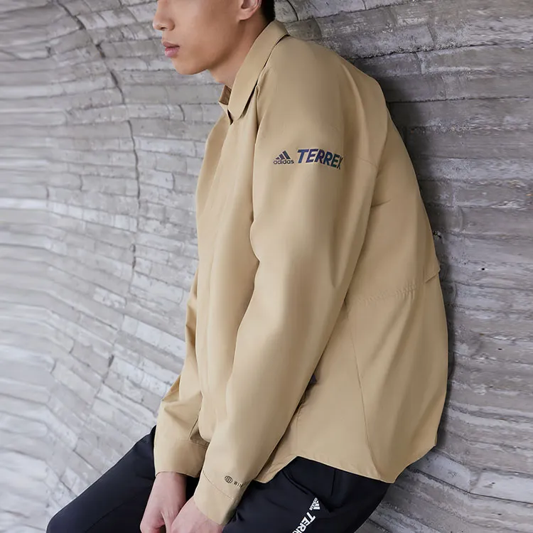 Adidas MYSHELTER Jackets Men Khaki-3