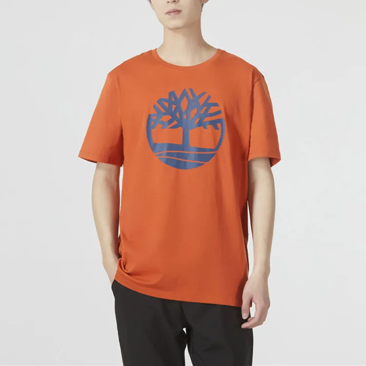 Timberland T-Shirt Men's Orange-3
