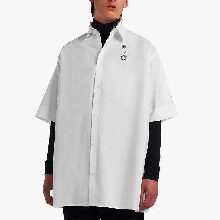 Fred Perry X RAF SIMONS Shirts Men White-4