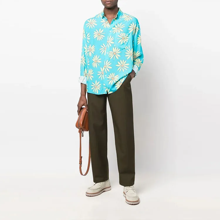 Jacquemus Shirts Men Blue-3