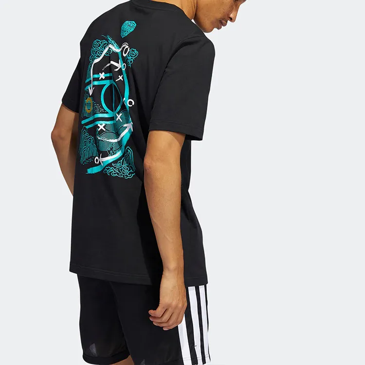 Adidas T Shirts Men Black-3