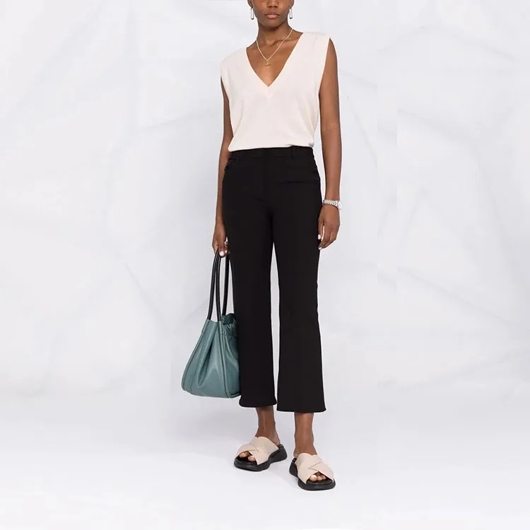 THEORY Cropped Tailored Trousers-1