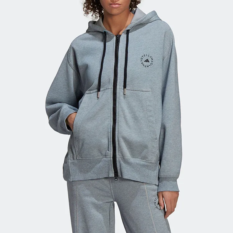 adidas By Stella McCartney Logo-embroidered Zip-up Hoodie-3