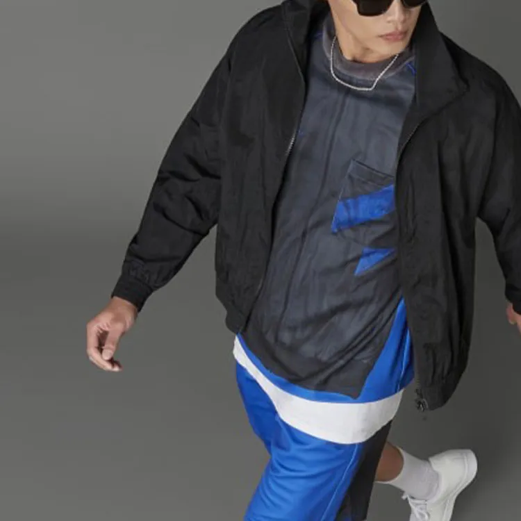 Adidas Originals T Shirts Men Blue Black-3