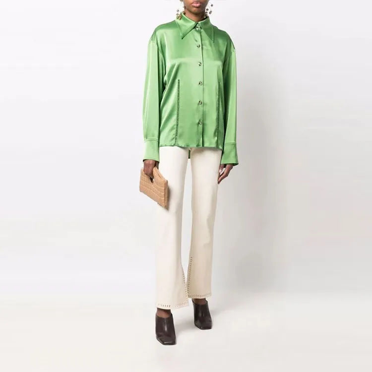 NANUSHKA Shirts Women's Green-1