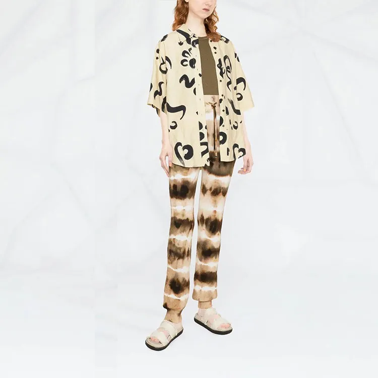 AMIRI Tie dye Rib knit Track Pants-1