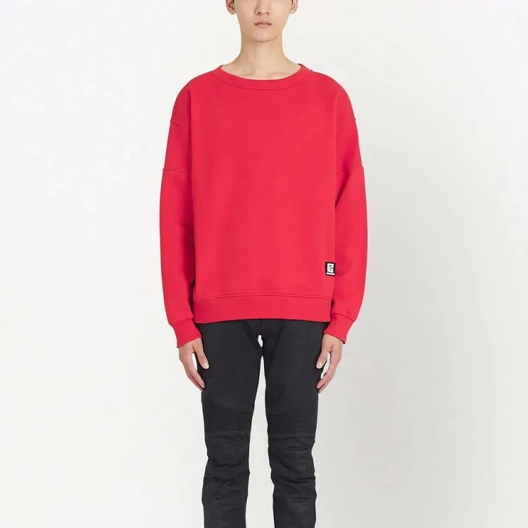 BALMAIN Sweatshirts Men Red-2