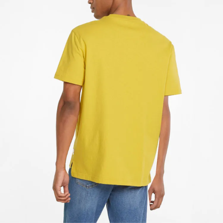 PUMA MMQ T-Shirts Men Bamboo Yellow-2