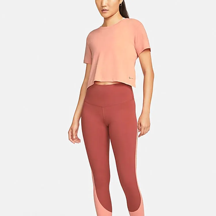 Nike Crop Tops Women's Pink-2