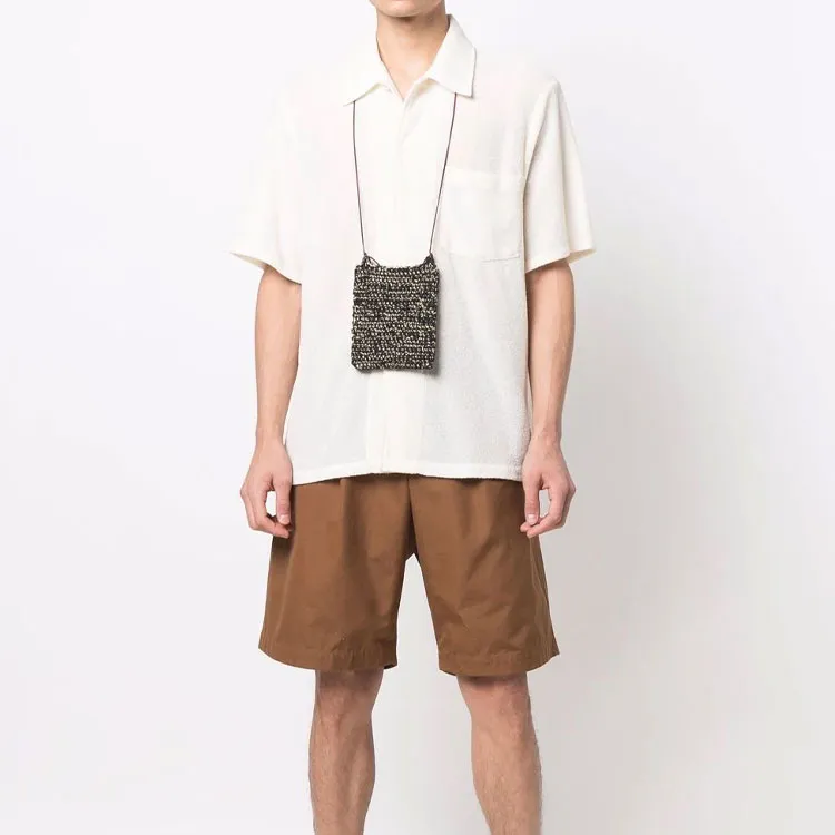 OUR LEGACY Textured finish Short sleeved Box Shirt-1